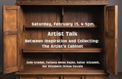 Between Inspiration and Collecting: The Artist's Cabinet: Artist Talk